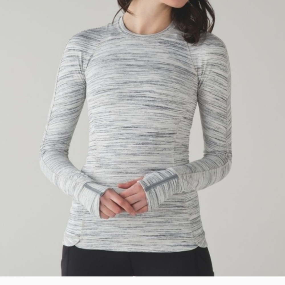 Lululemon Runderful long-sleeve running Shirt In Size 4